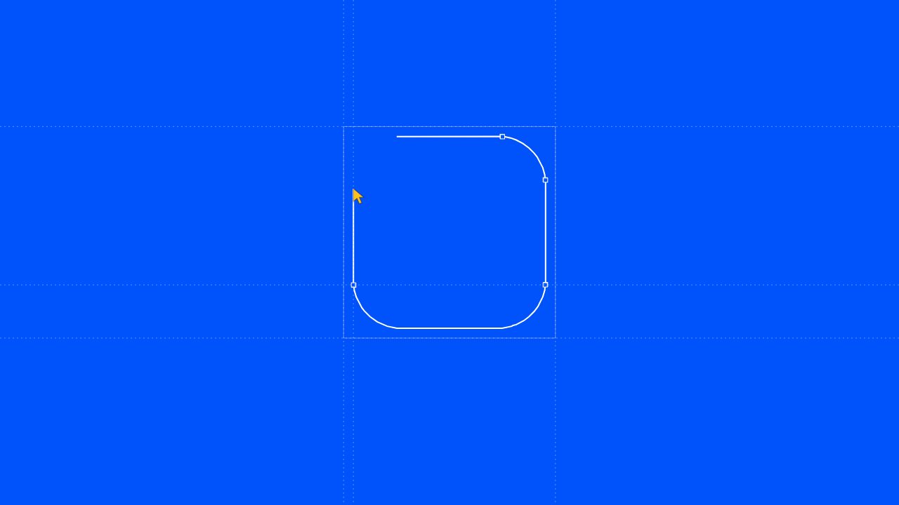 Blueprint: your logo drawn like a sketch